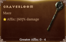 Mace of King Leoric [ ⭐️ Affix: MAX ROLL]
