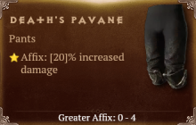 Death's Pavane [ ⭐️ Affix: MAX ROLL]