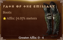 Path of the Emissary [ ⭐️ Affix: MAX ROLL]