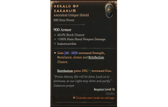 Herald of Zakarum [ ⭐️ Affix: MAX ROLL]