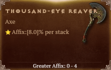 Thousand-Eye Reaver [ ⭐️ Affix: MAX ROLL]