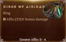 Dirge of Airidah [ ⭐️ Affix: MAX ROLL]