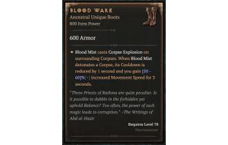 Blood Wake [ ⭐️ Affix: MAX ROLL]