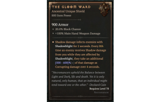 The Gloom Ward [ ⭐️ Affix: MAX ROLL]