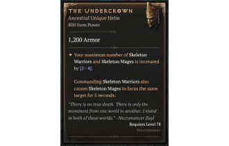 The Undercrown [ ⭐️ Affix: MAX ROLL]