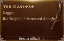 The Maestro [ ⭐️ Affix: MAX ROLL]