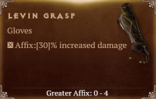 Levin Grasp [ ⭐️ Affix: MAX ROLL]