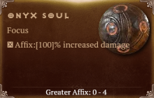 Onyx Soul [ ⭐️ Affix: MAX ROLL]
