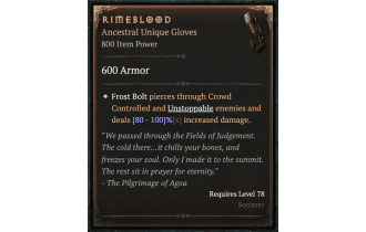 Rimeblood [ ⭐️ Affix: MAX ROLL]