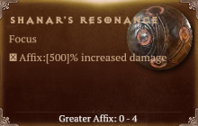 Shanar's Resonance [ ⭐️ Affix: MAX ROLL]
