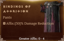 Bindings of Attrition [ ⭐️ Affix: MAX ROLL]