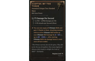 Scepter of the Three [ ⭐️ Affix: MAX ROLL]