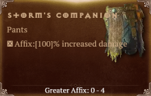 Storm's Companion [ ⭐️ Affix: MAX ROLL]