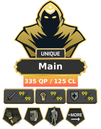 Main | Staker | TTL: 2068 | CL: 125 | QP: 335 [Max Melee, B Gloves, Rigour, Augury, Ava's, Max POH, MM2, MM1, DS2 + MORE!]