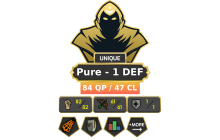 Pure - 1 DEF | TTL: 947 | CL: 47 | QP: 84 [Infernal, Ava's, God Book + MORE!]