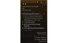 Sliver Charge [Ancestral Rare | ⭐ 3 Greater | Two-Handed Axe | Druid]