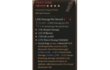 Ifeh's Dire Totem [Ancestral Unique | ⭐ 4 Greater | Totem | Druid]