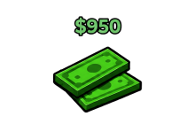 Medium Cash(+$950) [Storage Hunters: Open World]