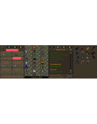 Main | Starter | TTL: 1676 | CL: 111 | QP: 183 [Fire Cape, B Gloves, Rigour, Ava's, MM2, MM1, Mithril Gloves, MA1 & MA2 + MORE!]