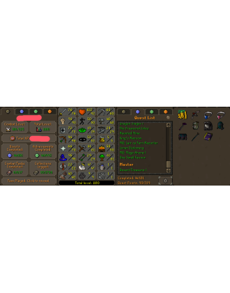 Main | Starter | TTL: 1180 | CL: 104 | QP: 90 [Ava's, Lunars, DT1, Piety, Pets, God Book + MORE!]