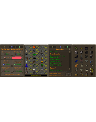 Main | Staker | TTL: 2219 | CL: 126 | QP: 332 [Max Combat, Max Melee, Avernic Defender, Fire Cape, B Gloves, Rigour + MORE!]