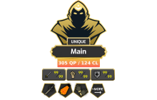 Main | Staker | TTL: 1858 | CL: 124 | QP: 305 [Max Melee, Avernic Defender, Fire Cape, B Gloves, Ava's, MM2, MM1, Void + MORE!]
