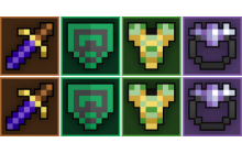 2x Knight Top Set