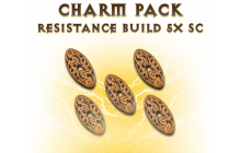 Charm Pack - Resistance Build 5x SC (Ladder) [Build Gear Pack]