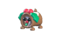 Yule Log Dog (Adopt Me - Pet) [Flyable, Rideable]