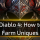 Diablo 4: How to Farm Uniques