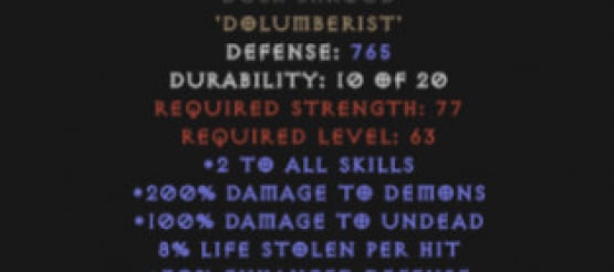 Chains of Honor Runeword - D2R 2.8 Chains of Honor Runeword - D2R 2.8
