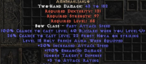 Ice Runeword - D2R 2.8