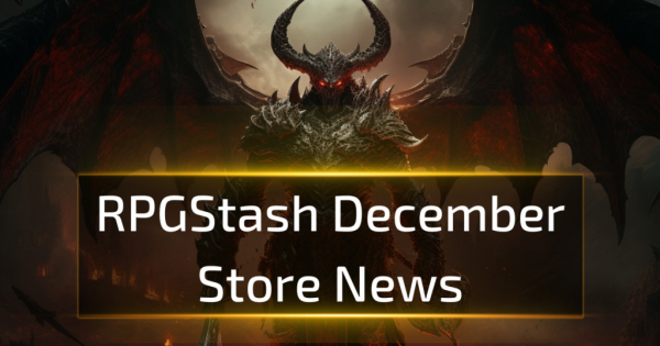 RPGStash December Store News RPGStash December Store News