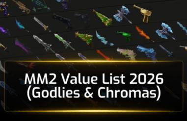 MM2 Value List 2026 (Godlies & Chromas)
