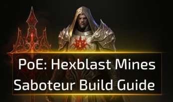 Hexblast Mines Saboteur Build Guide - Path of Exile 3.24